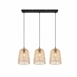 Suspension Reality Lovis Noir, 3 lumières