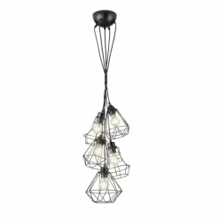 Suspension Reality Meike Noir, 5 lumières