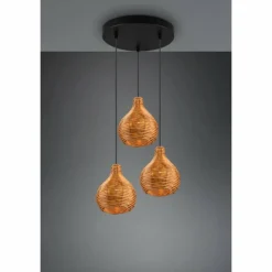 Suspension Reality Sprout Noir, 3 lumières