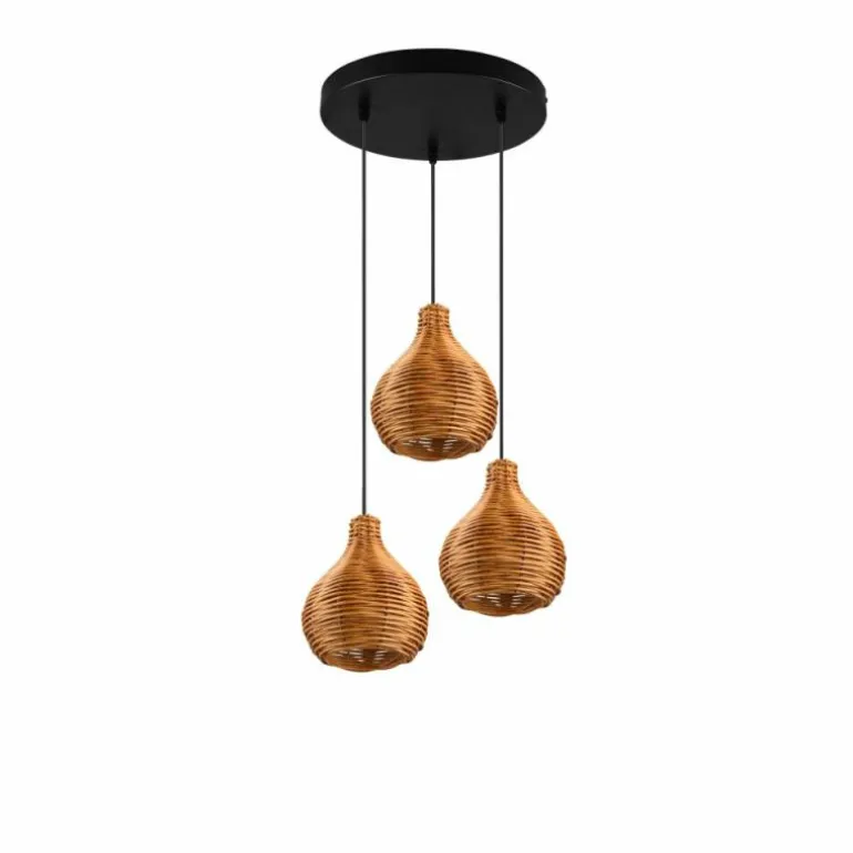 Suspension Reality Sprout Noir, 3 lumières