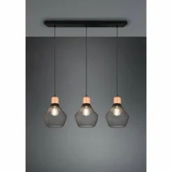 Suspension Reality Valeria Noir, 3 lumières