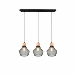 Suspension Reality Valeria Noir, 3 lumières