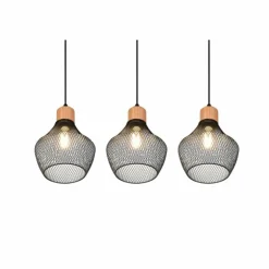 Suspension Reality Valeria Noir, 3 lumières