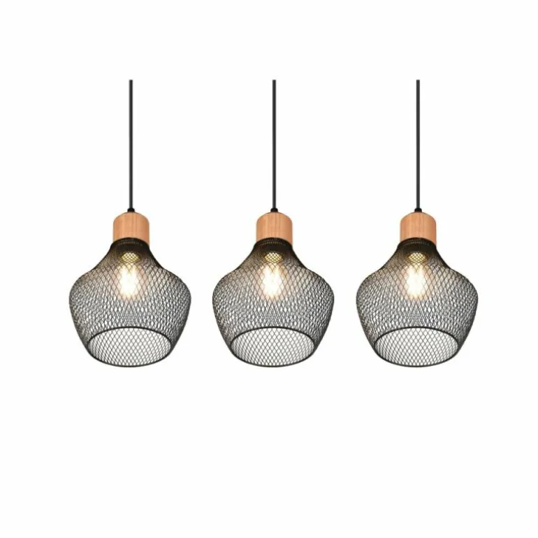 Suspension Reality Valeria Noir, 3 lumières