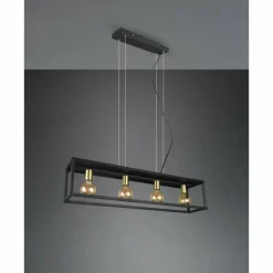 Suspension Reality Vito Noir, 4 lumières