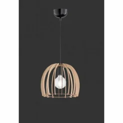 Suspension Reality WOOD Bois clair, 1 lumière