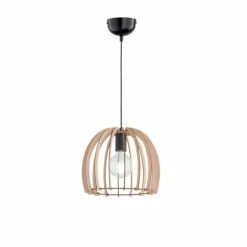 Suspension Reality WOOD Bois clair, 1 lumière