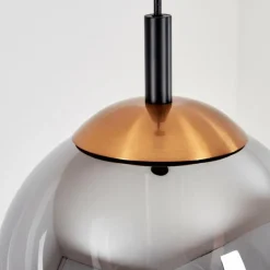 Suspension Recoutas Noir, 1 lumière