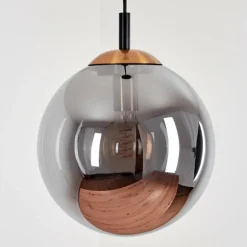 Suspension Recoutas Noir, 1 lumière