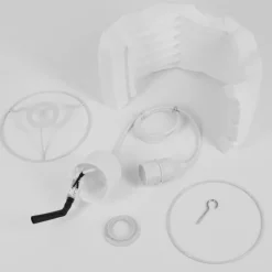 Suspension Regufe Blanc, 1 lumière