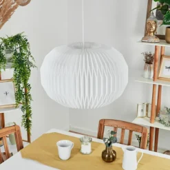 Suspension Regufe Blanc, 1 lumière