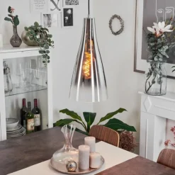 Suspension Rehula Chrome, 1 lumière