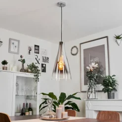 Suspension Rehula Chrome, 1 lumière