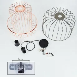 Suspension Ribellasca Noir, 1 lumière