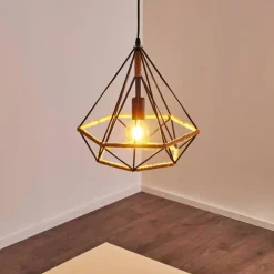 Suspension Riekje Noir, 1 lumière