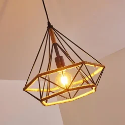 Suspension Riekje Noir, 1 lumière