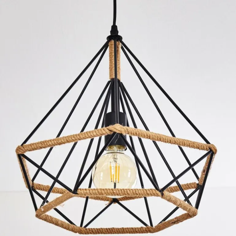 Suspension Riekje Noir, 1 lumière