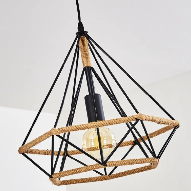 Suspension Riekje Noir, 1 lumière