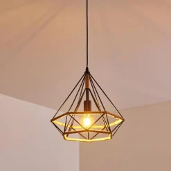 Suspension Riekje Noir, 1 lumière