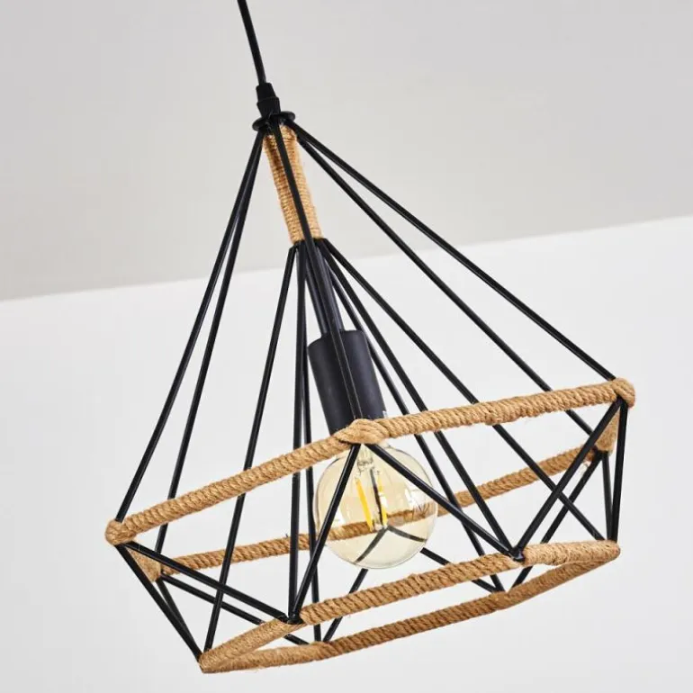 Suspension Riekje Noir, 1 lumière