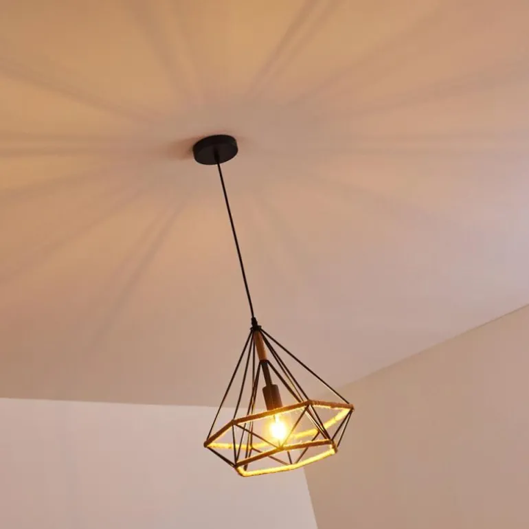 Suspension Riekje Noir, 1 lumière