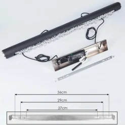 Suspension Rodeche LED Argenté, 1 lumière