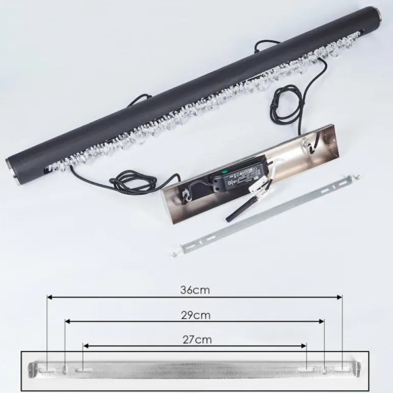 Suspension Rodeche LED Argenté, 1 lumière