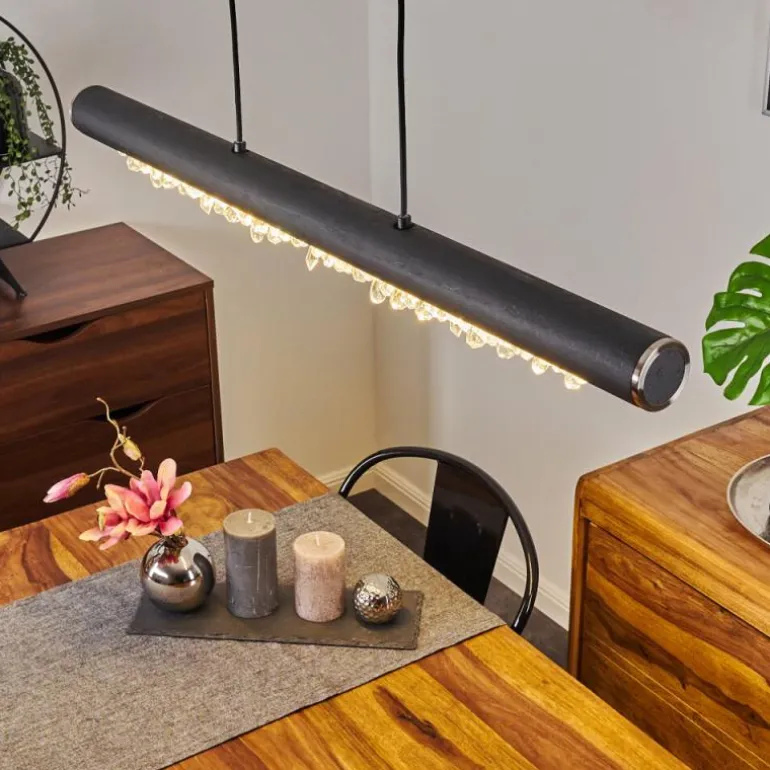 Suspension Rodeche LED Argenté, 1 lumière