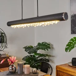 Suspension Rodeche LED Argenté, 1 lumière