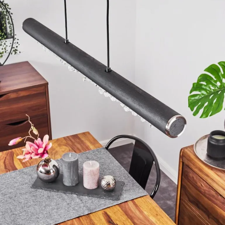 Suspension Rodeche LED Argenté, 1 lumière