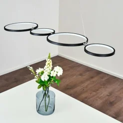 Suspension Rodekro LED Noir, 1 lumière