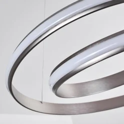 Suspension Rokera LED Nickel mat, 1 lumière