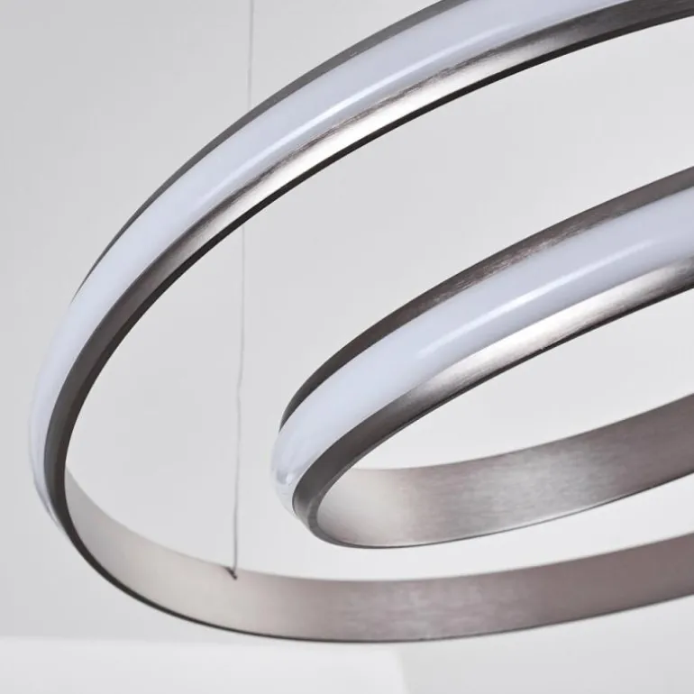 Suspension Rokera LED Nickel mat, 1 lumière