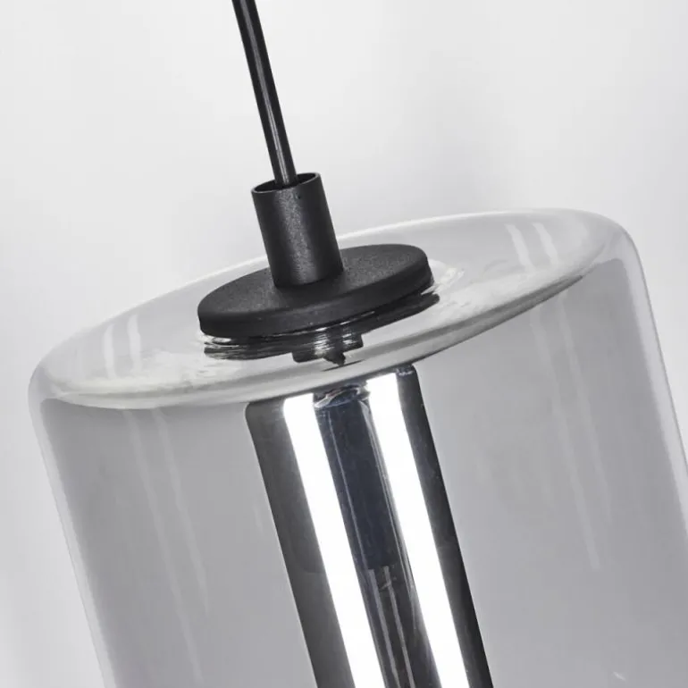 Suspension Roosevelt Noir, 1 lumière