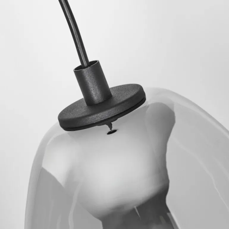 Suspension Roosevelt Noir, 1 lumière