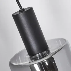 Suspension Roosevelt Noir, 1 lumière