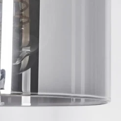 Suspension Roosevelt Noir, 1 lumière