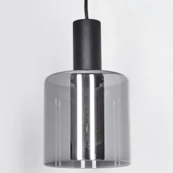 Suspension Roosevelt Noir, 1 lumière