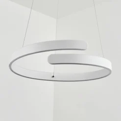 Suspension Rosemond LED Blanc, 1 lumière