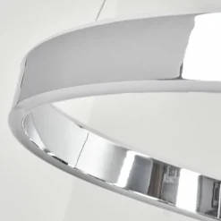 Suspension Rosemond LED Chrome, 1 lumière