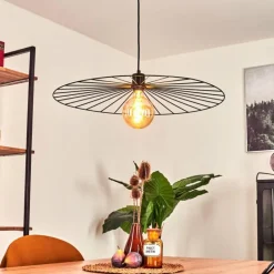 Suspension Rossedalen Noir, 1 lumière