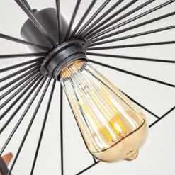 Suspension Rossedalen Noir, 1 lumière