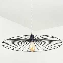 Suspension Rossedalen Noir, 1 lumière