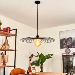 Suspension Rossedalen Noir, 1 lumière