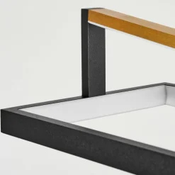 Suspension Rung LED Noir, 1 lumière