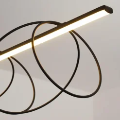 Suspension Saba LED Noir, 1 lumière