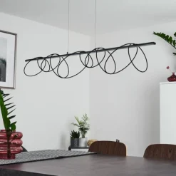 Suspension Saba LED Noir, 1 lumière