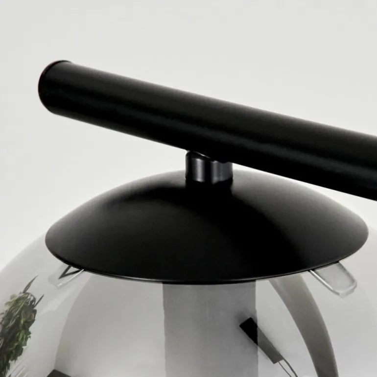 Suspension Salamonde Noir, 4 lumières