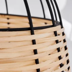 Suspension Samal Noir, 1 lumière