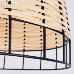 Suspension Samal Noir, 1 lumière